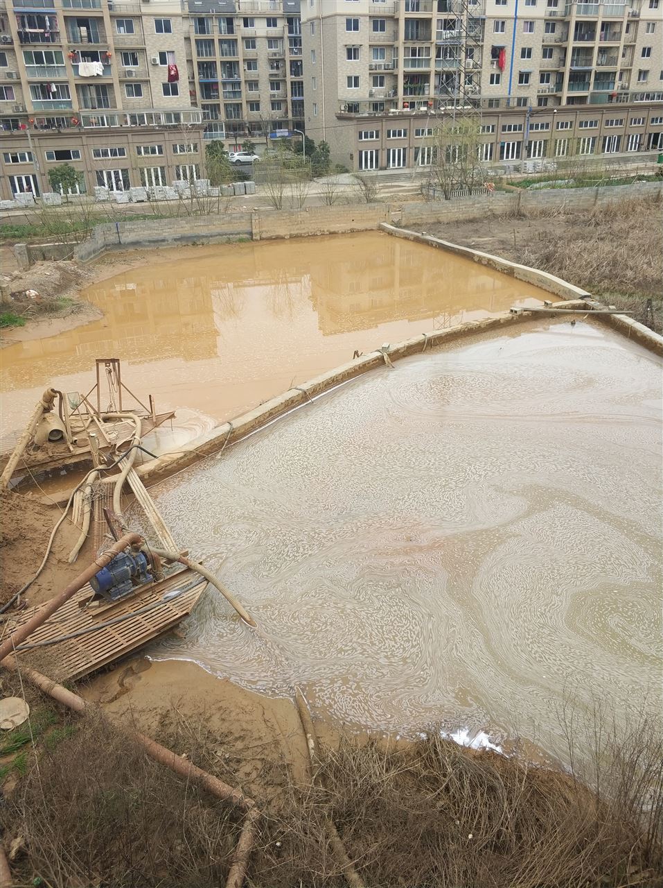梁溪沉淀池淤泥清理-厂区废水池淤泥清淤